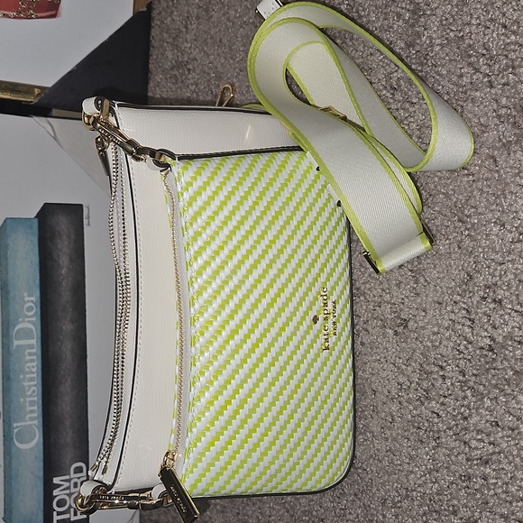 Kate spade Duet Straw Crossbody  nwt - Picture 6 of 10